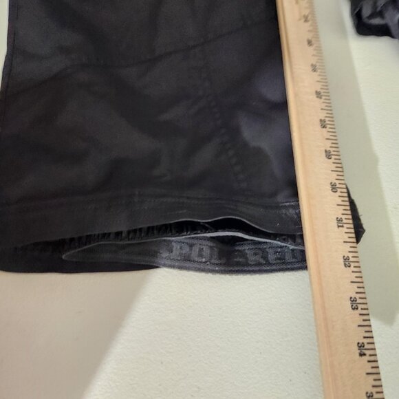 Polar Edge Snow Pants Mens Medium Black Insulated Ski Snowboard Gaiters Cargo - Picture 6 of 12